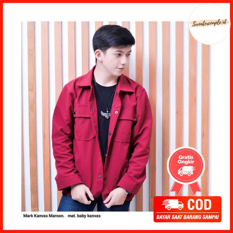 Jaket Semi Parka l Jaket Baby Canvas l Jaket Pria l Jaket Pria Terbaru Kekinian