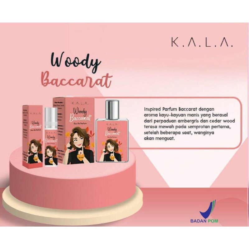 Parfum KALA Roll on  (Woody Baccarat)