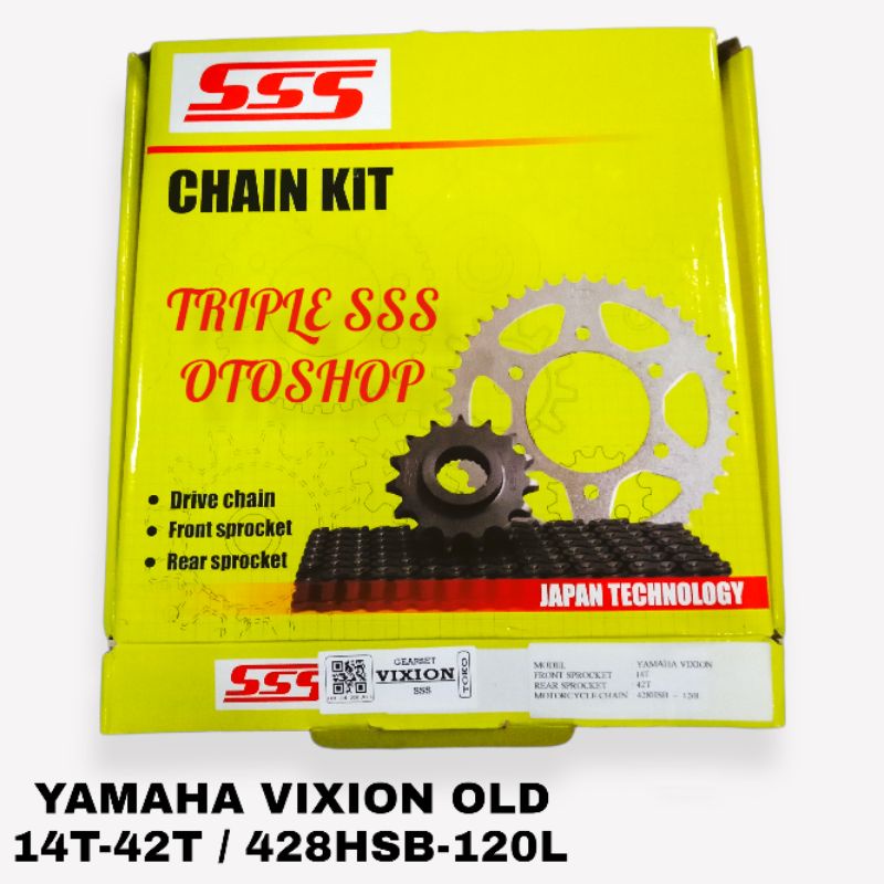 GEAR GER GIR SET SSS YAMAHA VIXION OLD LAMA 3C1