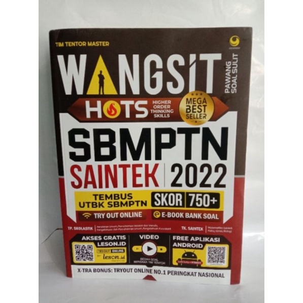Buku Wangsit HOTS SBMPTN SAINTEK 2022 Preloved