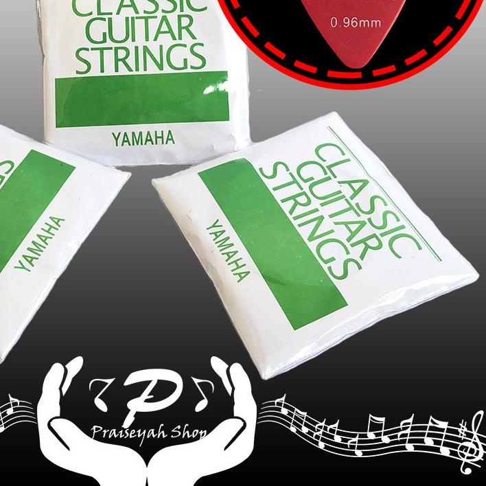 ♥ Yamaha Senar Gitar Klasik Nylon Akustik Original Classic Nilon Guitar ♦