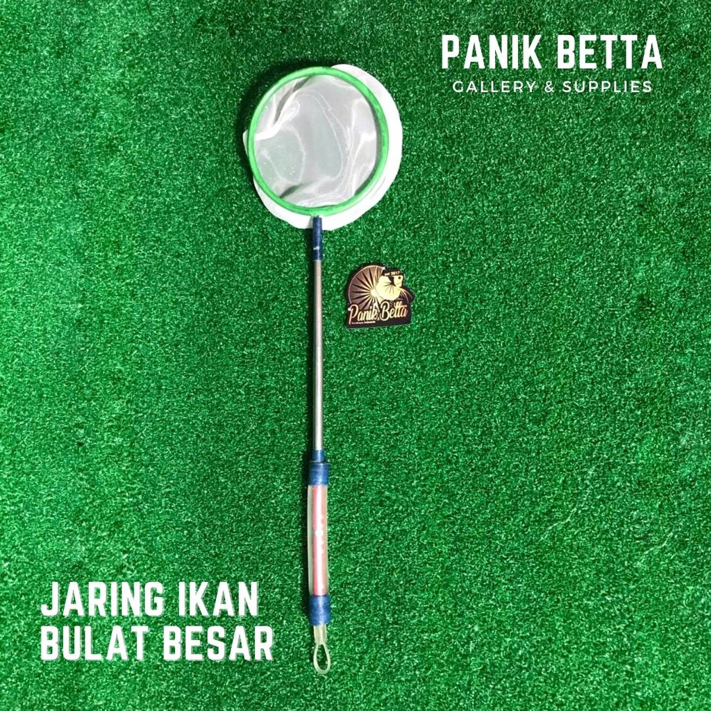JARING IKAN HIAS/CUPANG/SEROK IKAN/SEROK JARING IKAN KAIN HALUS BULAT 8 CM