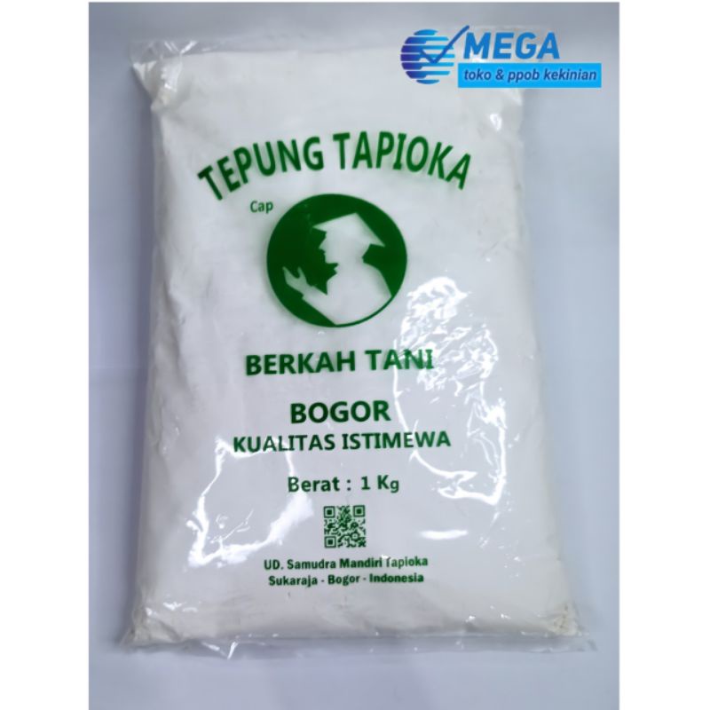 

Tepung Tapioka Cap Berkah Tani Bogor Kualitas Istimewa 1kg / 1000 gr