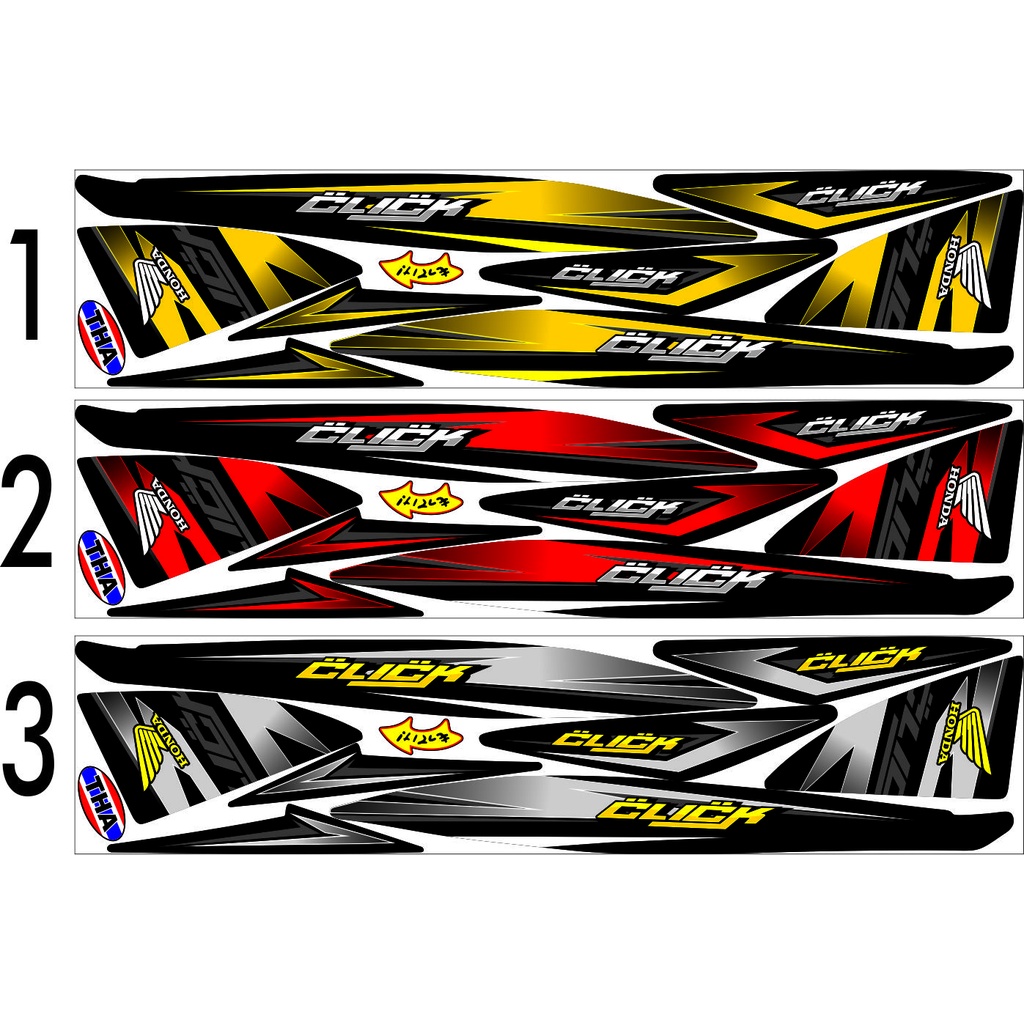 (COD) STRIPING STICKER POLET MOTOR HONDA  VARIO 110 VARIO LAMA, VARIO  OLD