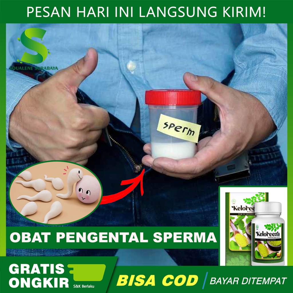 Keloreena Ekstrak Daun Kelor - Obat Pengental Sperma Pria - Penyubur Sperma - Perbanyak Sperma - Spe