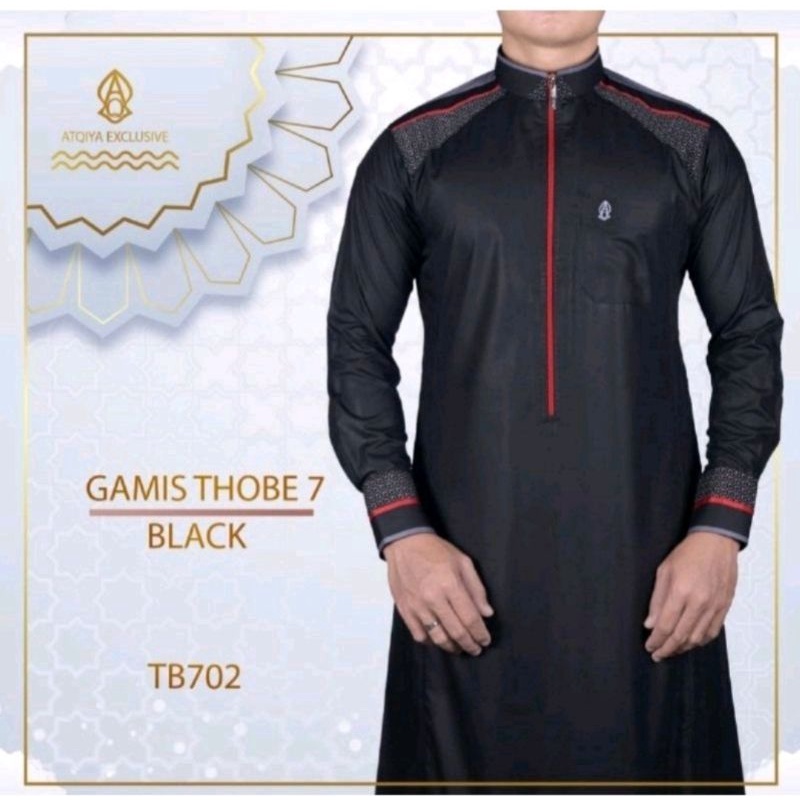 Gamis Jubah Atqiya Thobe 7/ Jubah Pria/Gamis Slimfit by Atqiya Exlusive