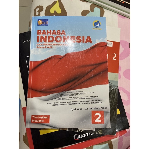 Jual Buku Bahasa Indonesia Kelas 11 Facil Edisi Revisi Kurikulum 2013 ...