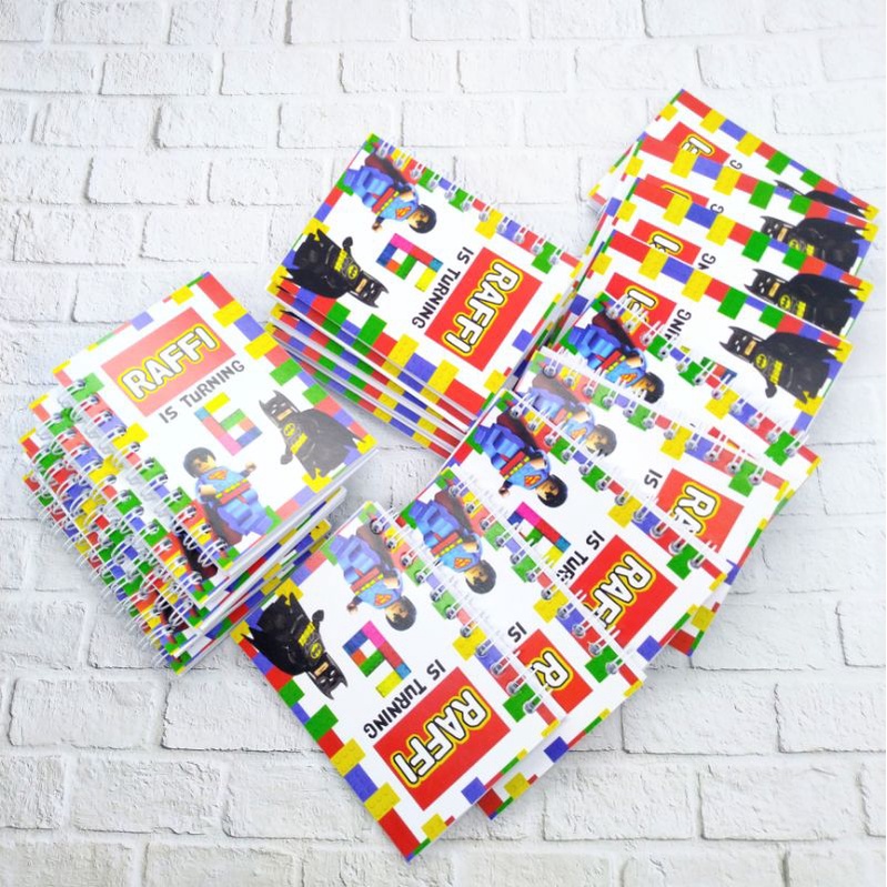 

Notebook Custom A7 / Buku Saku A7 / Block Note A7 - min. order 8 pcs