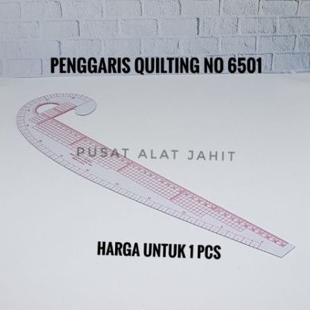 

PENGGARIS POLA JAHIT NO 6501 QUILTING RULER METRIC SKALA PLASTIK-INCH