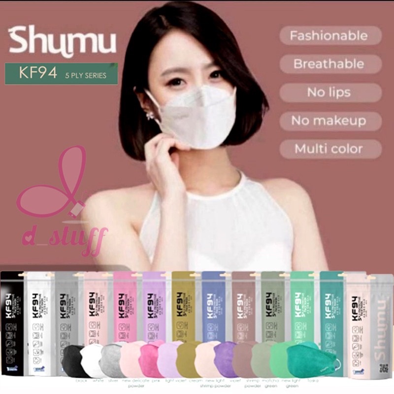 - SHUMU KF94 - ECERAN Masker kf 94 embos original 5ply kemenkes disposable mask