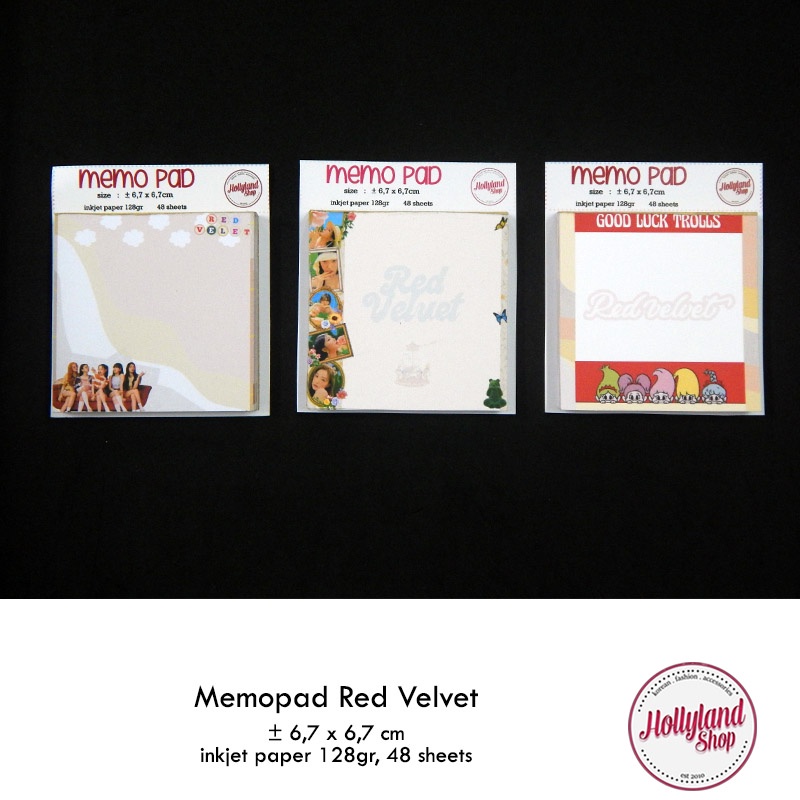 Memopad / Notepad KPOP Red Velvet