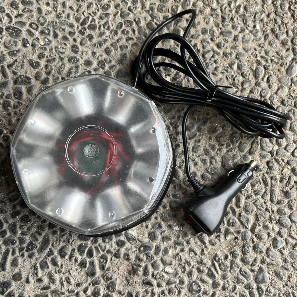 Lampu Rotary Beacon LED Tambang Volvo Scania 12V 24V