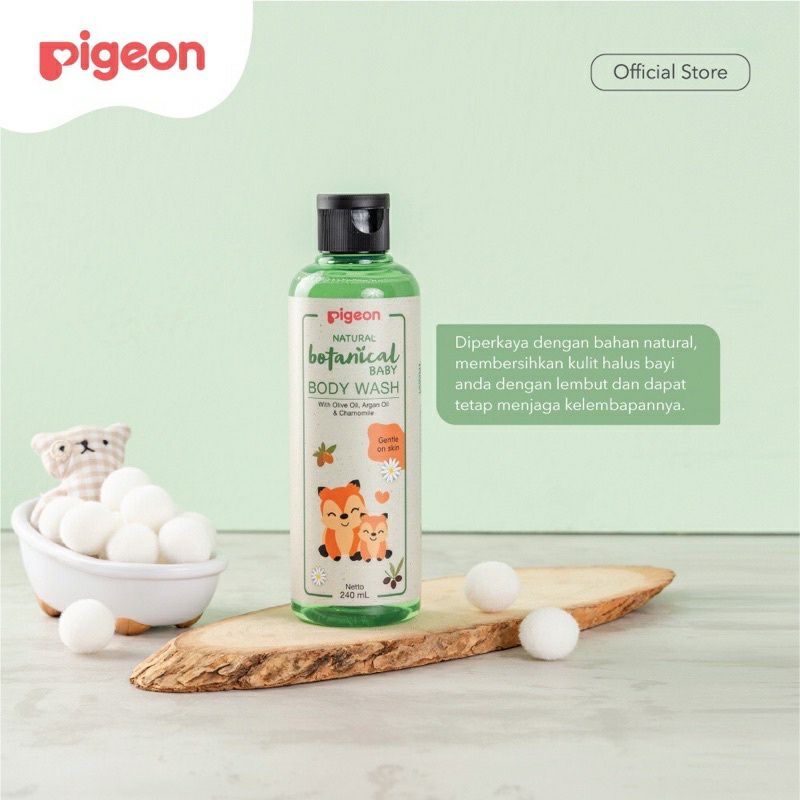 Pigeon botanical baby wash 240ml - sabun bayi | pigeon baby