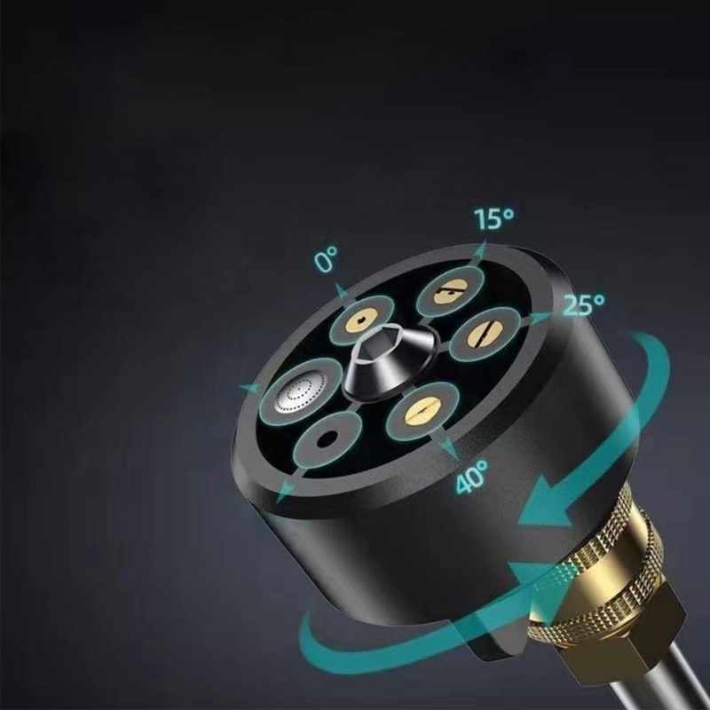 Kiss 6in1 Nozzle Adjustable 1per4inch Quick Connect Alat Nozzle Pencuci Tekanan Tinggi