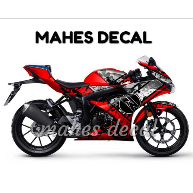 DECAL STIKER  SUZUKI  GSX 150 R CUSTOM DESAIN BEBAS Shopee 