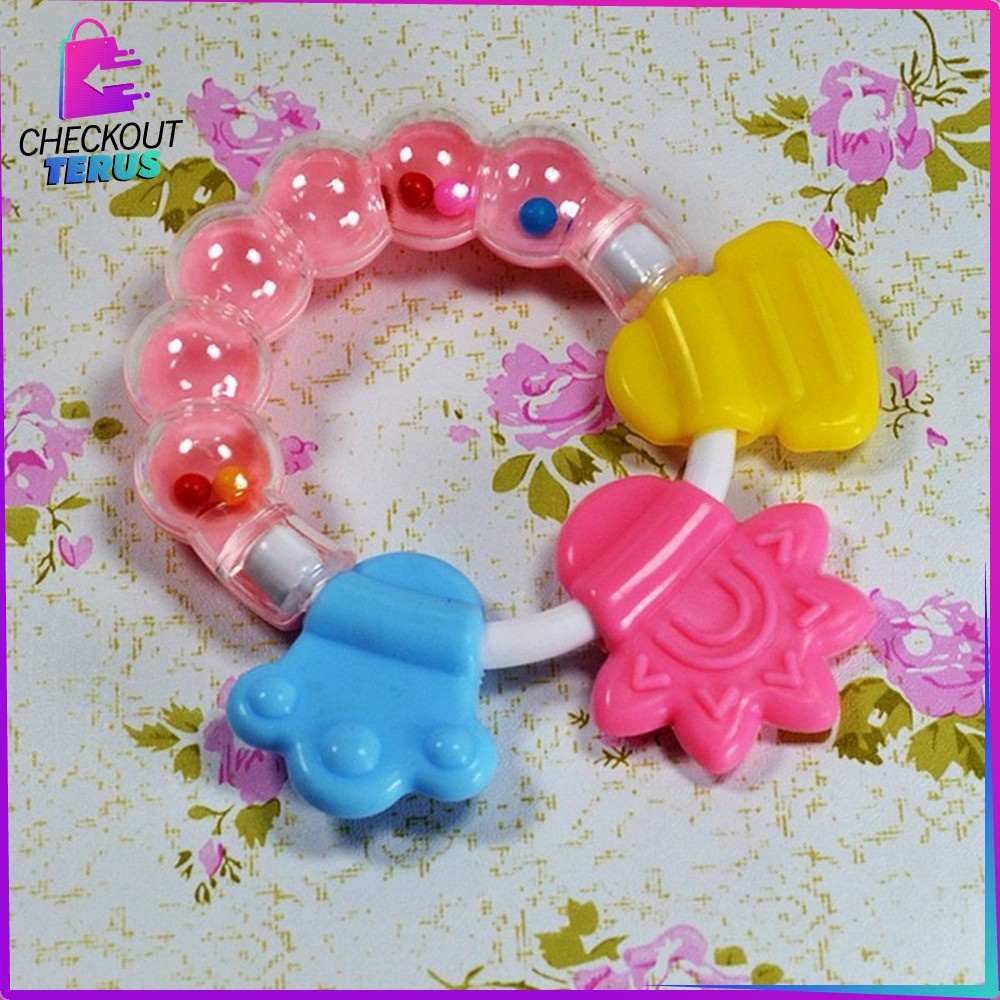 CT M71 Mainan Rattle Genggam Empeng Bayi Maenan Kerincingan dan Gigitan Bayi Baby Teether Toys