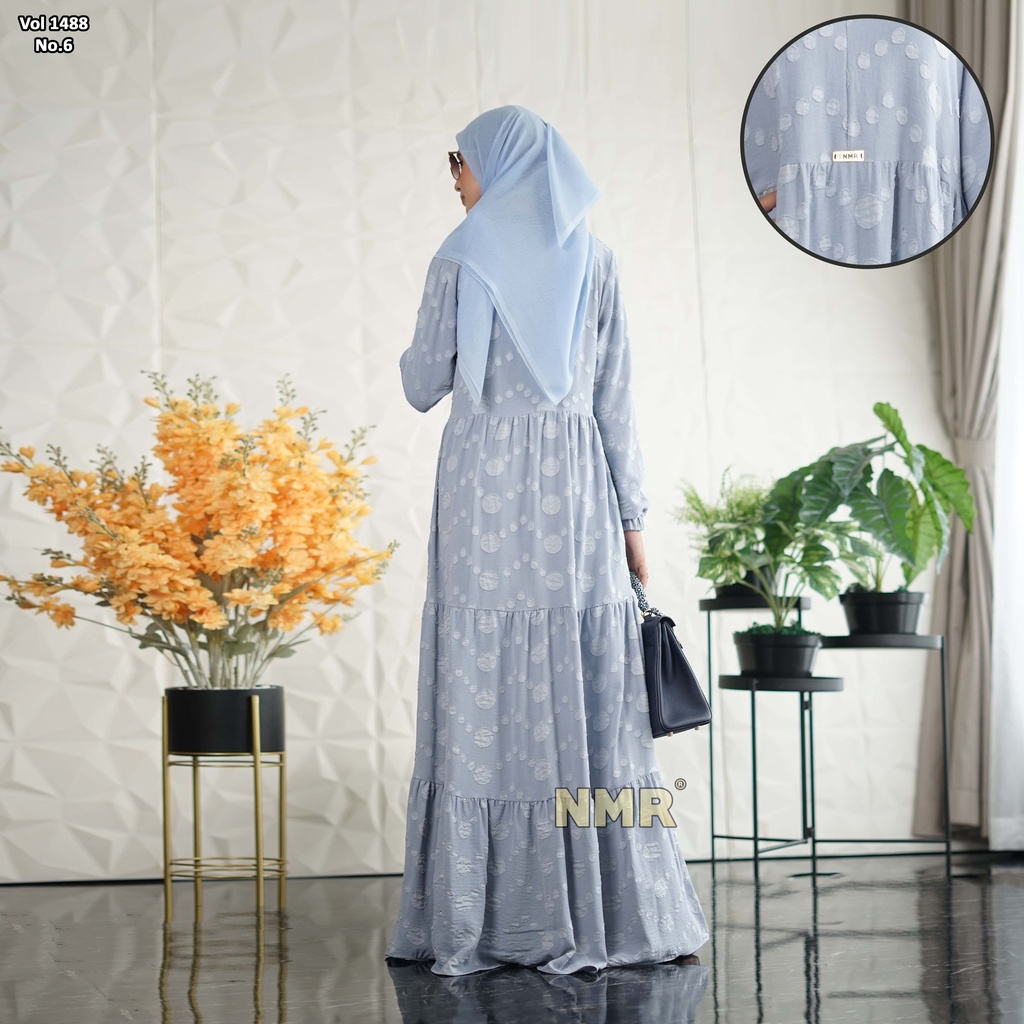 NMR Gamis Jaquard Crinkle vol 1488-6-1