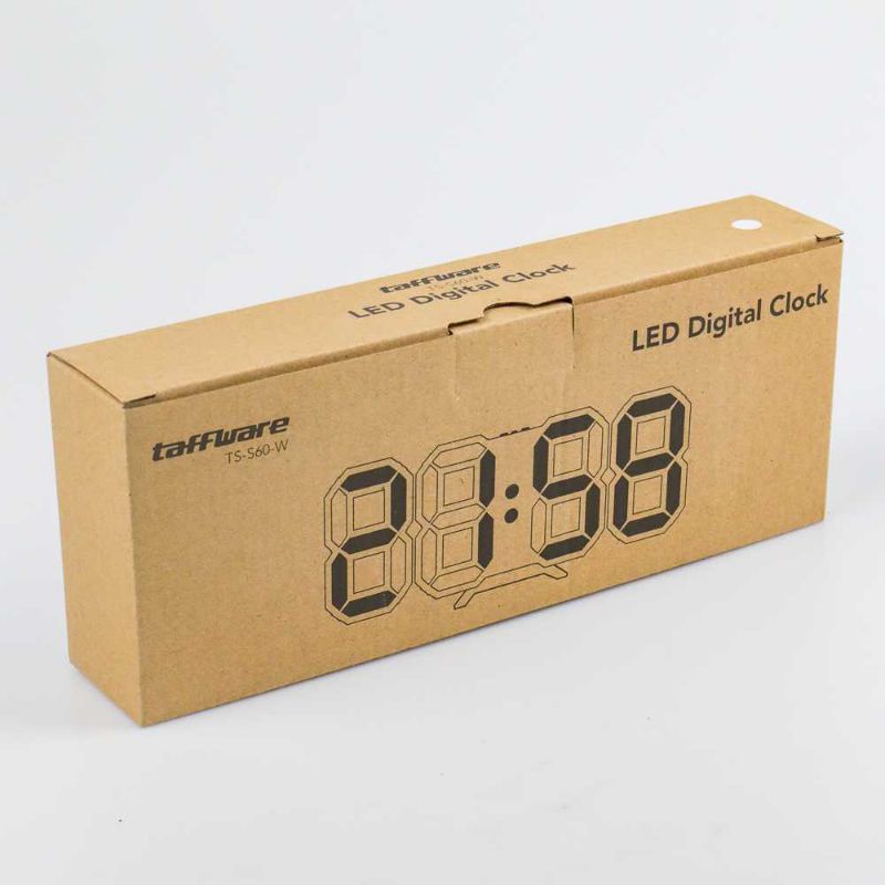 Taffware Jam Meja LED Digital Clock - TS-S60-W