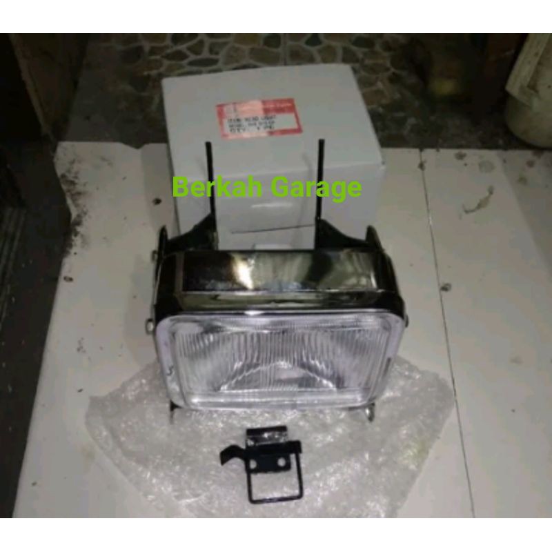 Paket Hemat Hedlamp Rx-King Lama 5T5 Bohlam Lengkap Plus Breket Tebal Full Set