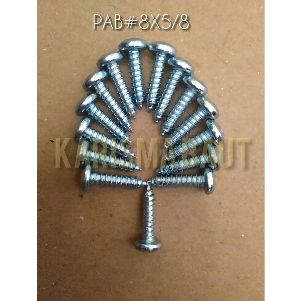 Sekrup PAB #8X5/8 /skrup tapping P (obeng +)