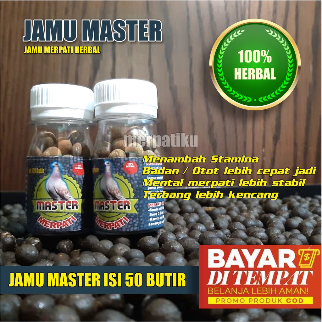 JAMU MERPATI KOLONG DAN BALAP / JAMU MERPATI KOLONG / JAMU MERPATI BALAP / MASTER 50 BUTIR