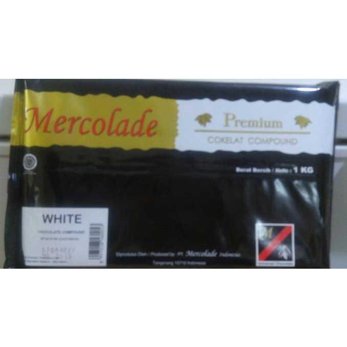 

COKLAT COMPOUND MERCOLADE WHITE 1Kg