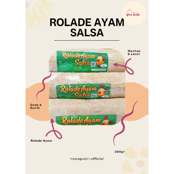ROLADE AYAM SALSA 200gr