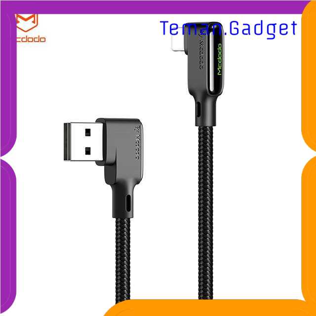 TG-A1 MCDODO Kabel Charger Lightning Braided L Shape 3A 1.2 Meter - CA-7510