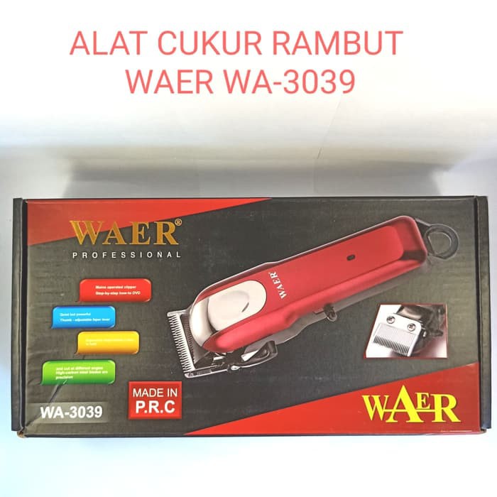 ALAT CUKUR RAMBUT CAS CHARGE WAER WA-3039