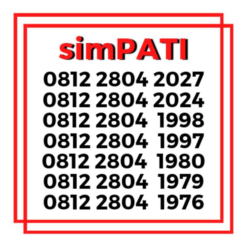 Nomor cantik telkomsel simpati seri tanggal bulan tahun 28 april