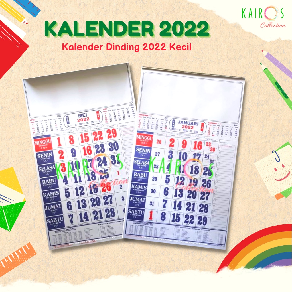 Kalender Tahun 2022 Kerja Kecil