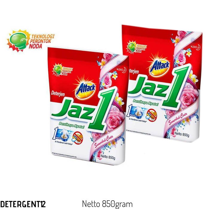 DETERGENT JAZ1 ATTACK HARUM - DETERGENT BUBUK ATTACK JAZ1 - SABUN CUCI BAJU BUBUK