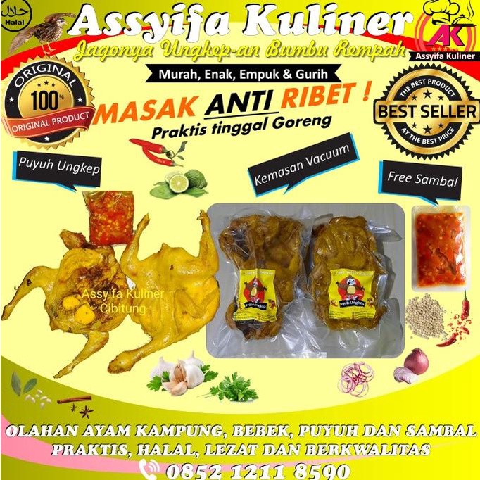 

PROMO Puyuh Ungkep Besar Premium Min Order 5 Ekor MURAH