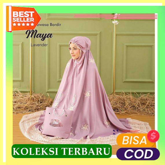 [Bisa Cod] Mukena Terusan Terbaru//Mukena Batik Lukis//Mukena Batik Dewasa Mukena Dewasa Wanita Polo