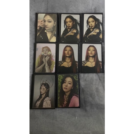 Photocard Aespa Red Velvet Taeyeon