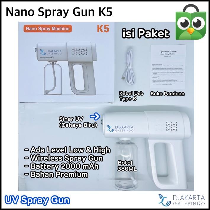 Nano Spray Gun Disinfectant - Spraygun Sinar Uv