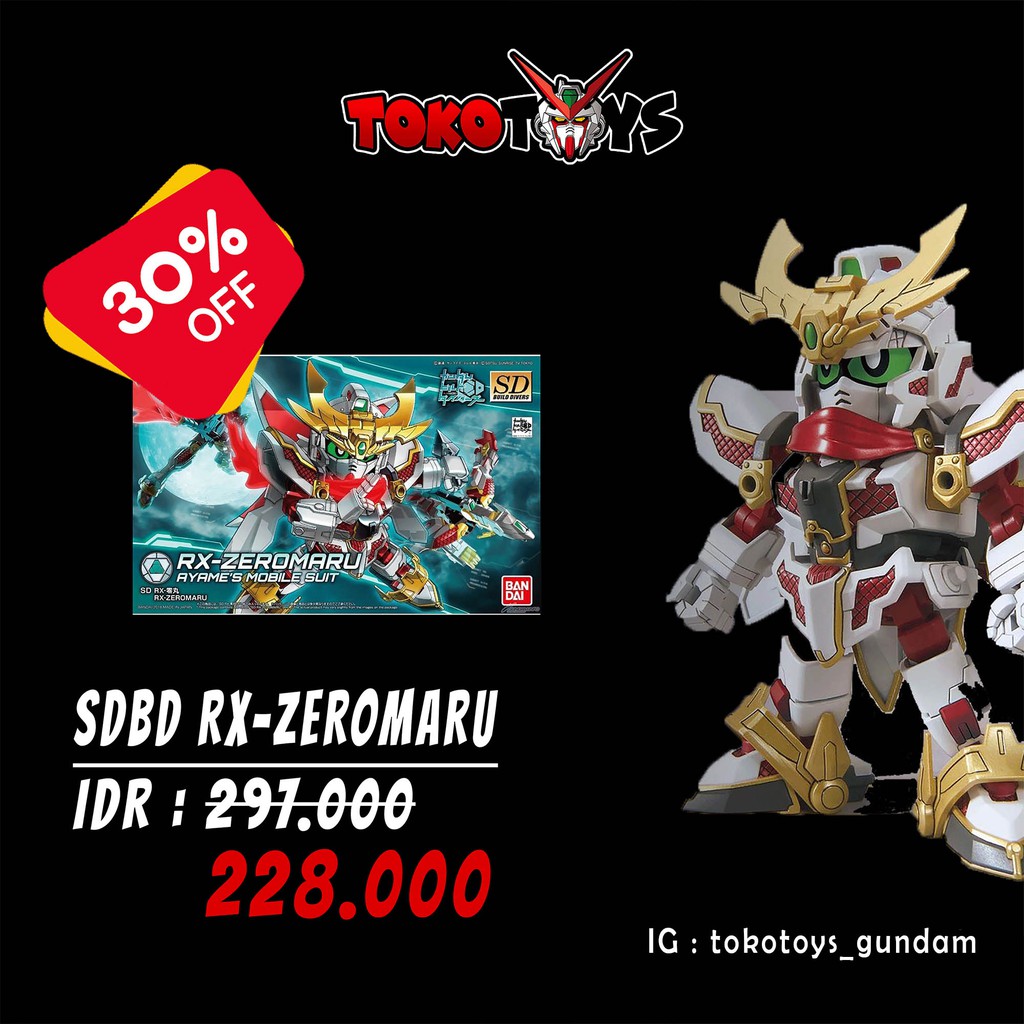 GUNDAM SDBD RX-ZEROMARU - GUNDAM SD ORIGINAL MURAH