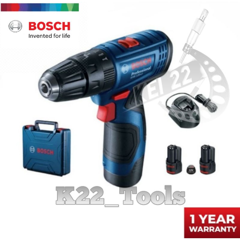 MESIN BOR BATERAI CORDLESS BOSCH GSB 120 LI / CORDLESS IMPACT DRILL BOR TEMBOK BATERAI GSB 120 LI