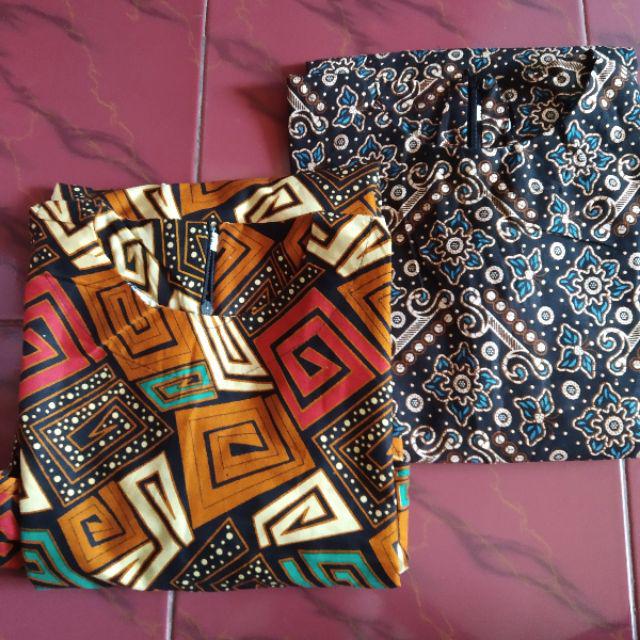 Terlaris Serut Genes Jelita Tunic Navbor Yelbor Whitbor Creambor Tunik Batik Modern Hrb030 Dolbi