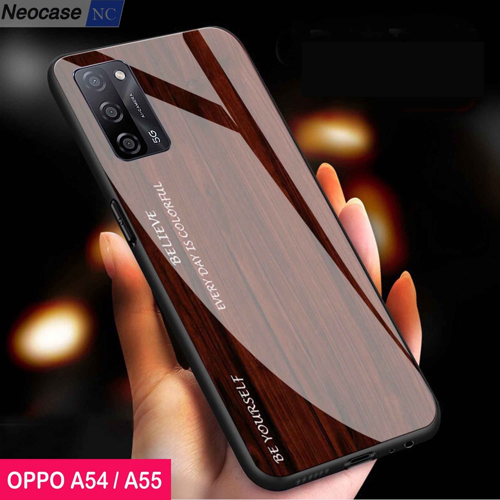 [N40] Casing HP Oppo A54 A55 - SoftCase Glass Kaca Oppo A54 A55 - Casing Hp Oppo A54 A55