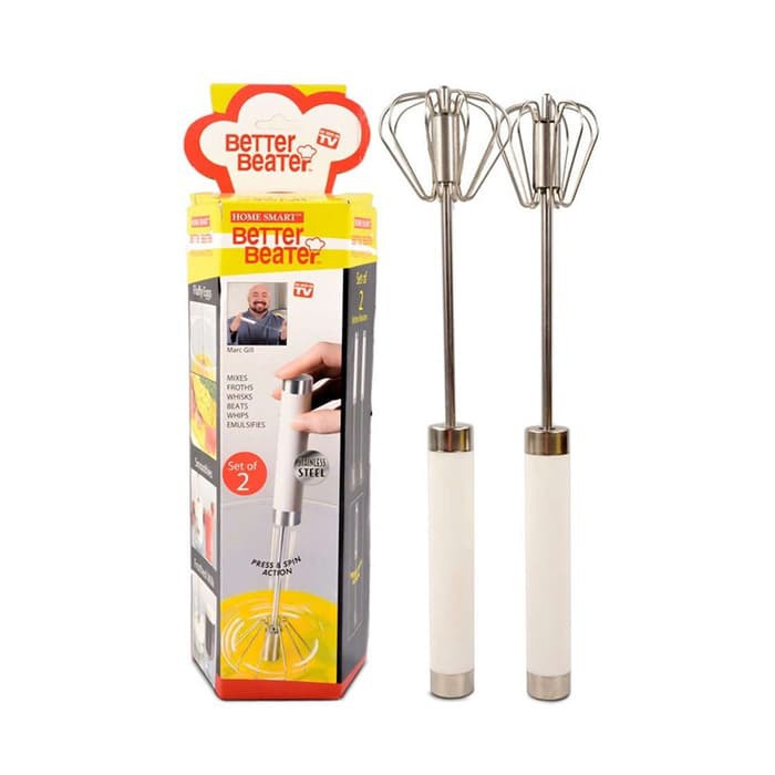 Travelmate  [New Produk] BETTER BEATER / PENGADUK TELUR / PENGOCOK TELUR bkn snap n grip 1SET GET 2