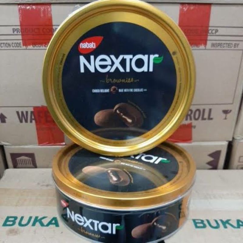 Nabati Nextar brownies cookies kaleng 336g