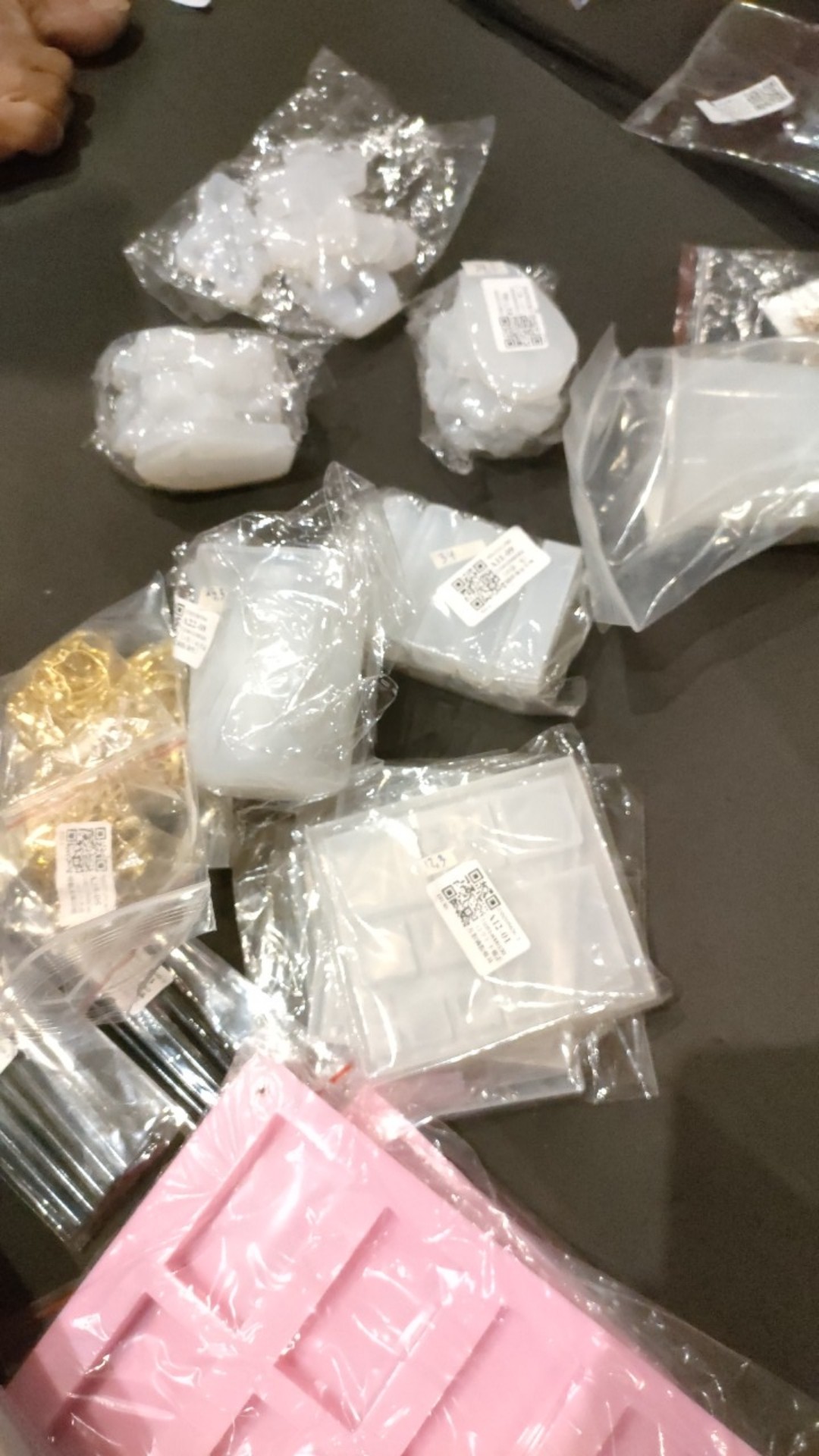 Inf Inf ✿ 5pcs Cetakan Resin Diy Bahan Silikon Untuk Perhiasan Handmade