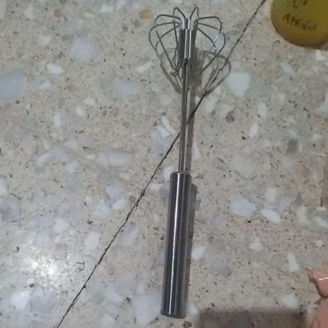 Hand Mixer Manual Pengocok Mixer Dalgona Kopi Balon Whisk Kue Tanpa Listrik Tanpa Baterai Mini Mixer