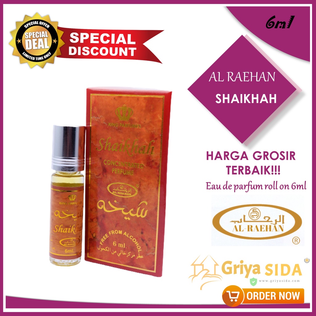 Parfum Shaikhah 6ml alraehan minyak wangi saikhah al raehan mirip al rehab parfum Harga grosir PROMO!!