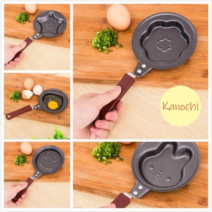 Teflon Karakter Mini Frypan Wajan Non Stick Fry Pan Motif Lucu Telor