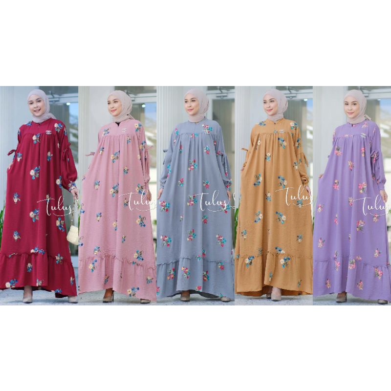 TULUS SIGNATURE VIVOLI DRESS Long Dres Maxy Maxi Kekinian Oversize Jumbo LD 130