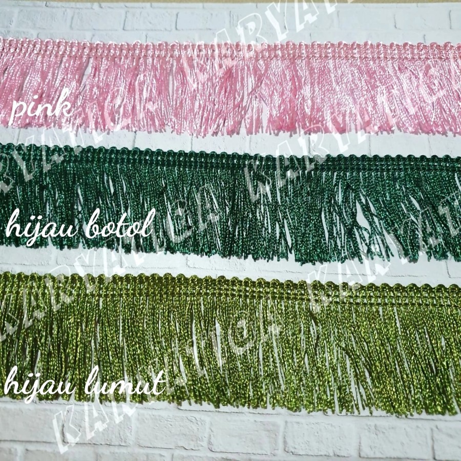 Renda Rumbai Sisir (Halus) Lebar 5 cm - Panjang 15 Yard)