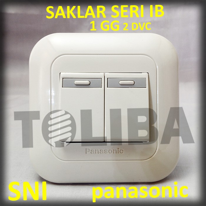 saklar seri double inbow ib panasonic WEJ5531 /saklar tanam tembok SNI