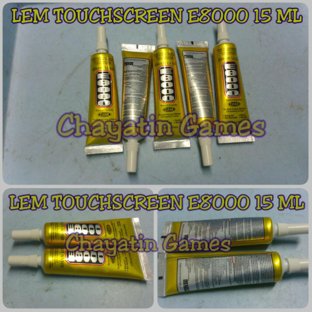 LEM TOUCHSCREEN / LCD HP / PONSEL E8000 T8000 B7000 Isi 15ML WARNA BENING